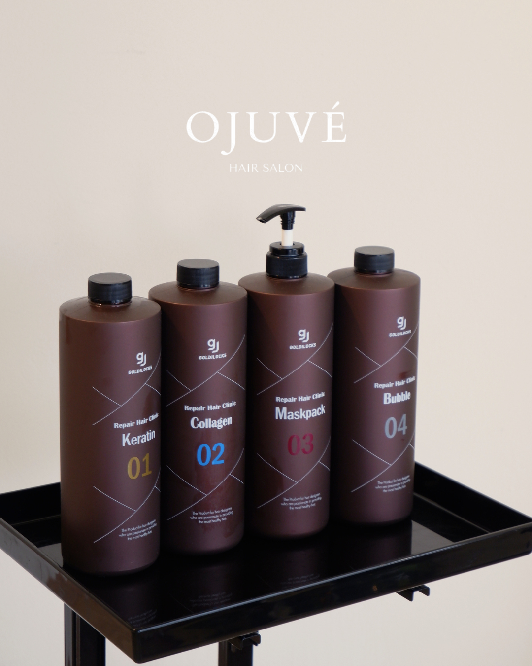 Goldilocks Repair Hair Clinic treatment products